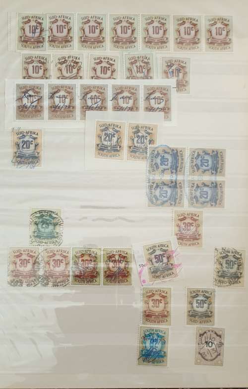 REVENUE STAMPS IN GOOD STOCKBOOK 14 SCANS