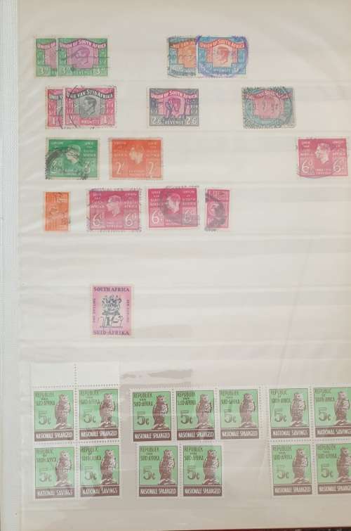 REVENUE STAMPS IN GOOD STOCKBOOK 14 SCANS
