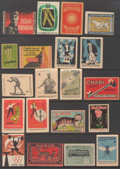MATCHBOX LABELS AS PER SCAN