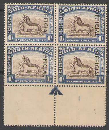 OFFICIAL SACC O46 ARROW BLOCK OF 4 UMM  SEE BELOW