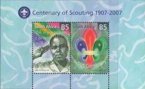 1829 CENTENARY OF SCOUTING MINIATURE SHEET UMM