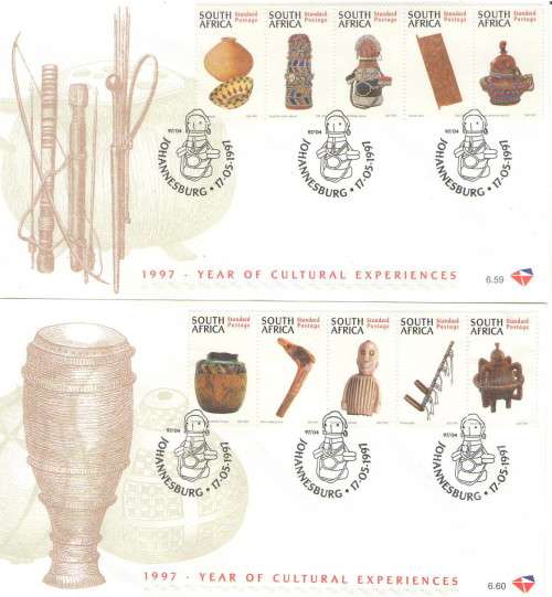 FDC 6TH SERIES 6.59 AND 6.60 CULTURAL EXPERIENCES
