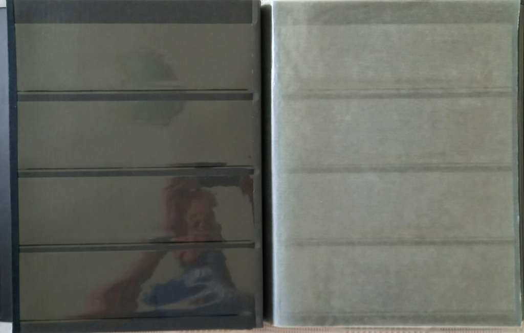 STOCKBOOK ALBO 10 PAGE 20 SIDES BLACK PAGES SEE BELOW