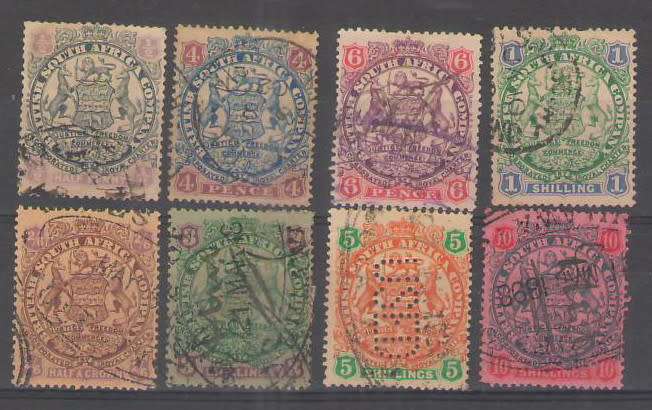 BSAC COAT OF ARMS X8 TO 10/- CV R3000 SEE BELOW