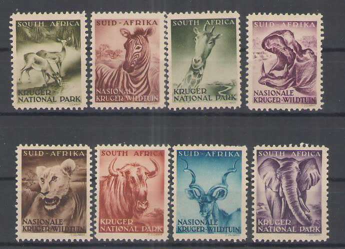 KRUGER NATIONAL PARK SET OF 8 ANIMALS LMM