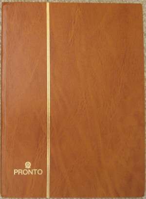 STOCKBOOK PRONTO 16 DOUBLE SIDED PAGES VERY GOOD CONDITION