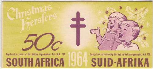 1964 50C CHRISTMAS BOOKLET COMPLETE