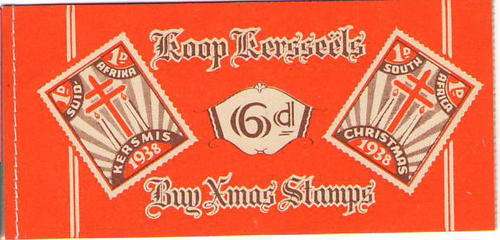 1938 6D CHRISTMAS BOOKLET COMPLETE STITCHED