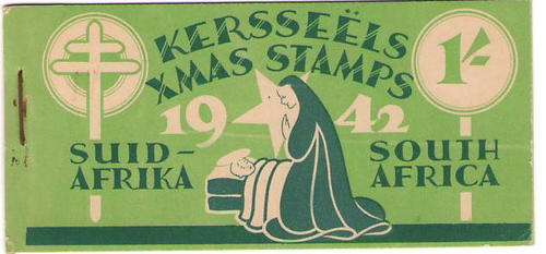 1942 1/- CHRISTMAS BOOKLET COMPLETE SCARCE