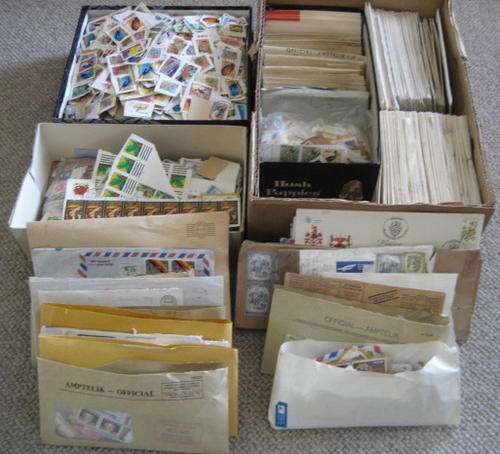 HUGE ACCUMULATION/COLLECTION OF FDC'S AND STAMPS SEE BELOW