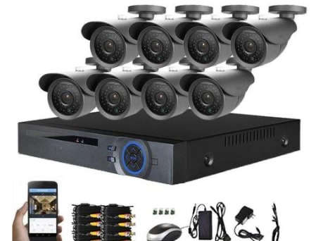 8 CHANNEL CCTV SECURITY SYSTEM AHD