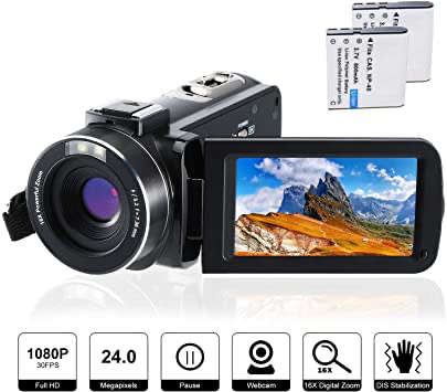 Digital Video Camcorder 1080P Inches TFT LCD Screen 16X Zoom Camera FP-20130923C10andowl