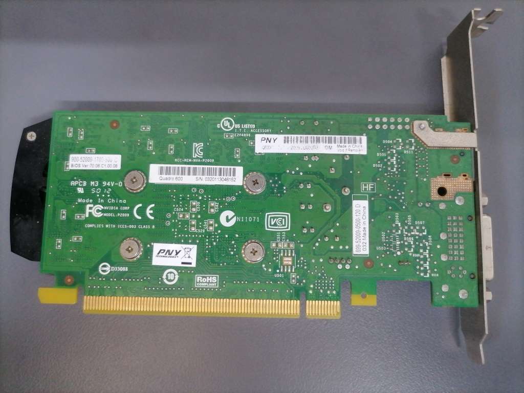 Nvidia QUADRO 600 grafics card for sale