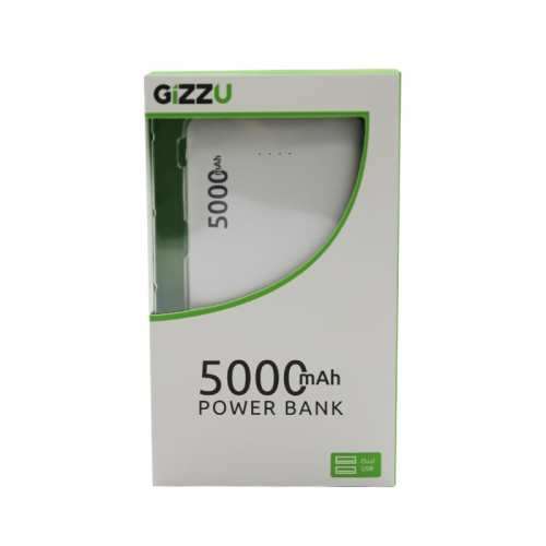 Gizzu 5000mAh 2x USB Powerbank