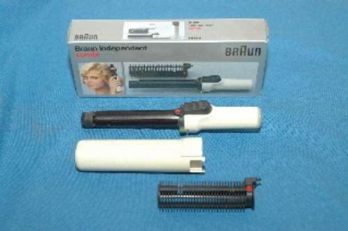 Braun Independent COMBI, cordless (gas) curler and styler - v gd cond