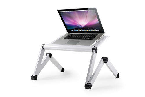 Laptop Desk, Multifunctional Portable Desk Panel Size (L*W) : 450*245MM White