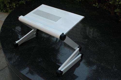 Laptop Desk, Multifunctional Portable Desk Panel Size (L*W) : 450*245MM White