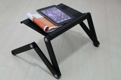 Laptop Desk, Multifunctional Portable Desk Panel Size (L*W) : 450*290MM Black