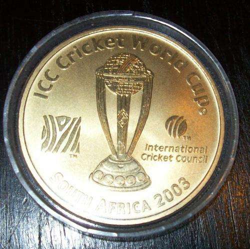 VERY RARE Gold Plated Collectible ***ICC Cricket World Cup - South-Africa 2003*** WORTH R450 each