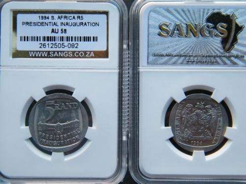 1994 Presidential Inauguration R5 graded AU 58 - 3 @@@ R1 start