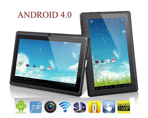 Latest Android 4.0 Version , NEW! PAD, 7 INCHES, Capacitive Touch Screen , 3G Support, WIFI ,#Q88
