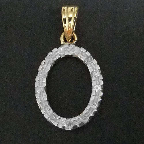 100% REAL, SOLID 10KT YELLOW GOLD NATURAL DIAMONDS PENDANT