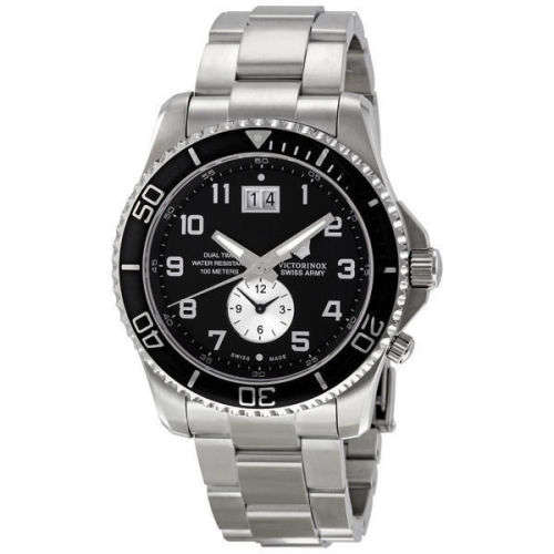 MEN'S VICTORINOX MAVERICK DUAL TIME ZONE 053104 #BRAND NEW #SWISS MADE
