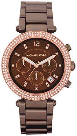 LADIES MICHAEL KORS ESPRESSO PARKER WATCH MK5578 #BRAND NEW
