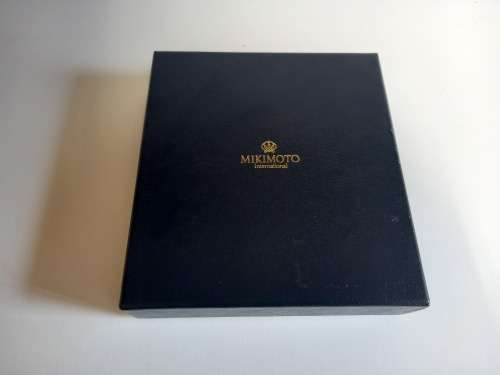 Mikimoto International Wooden Desk Clock