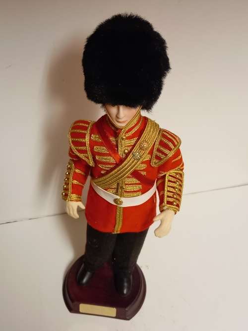 La Belle Hand Painted Queens Guard Porcelain Doll
