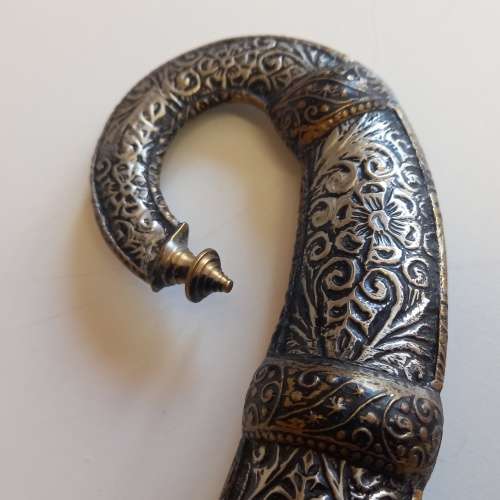 Curved Dagger with metal scabbard(North African style)