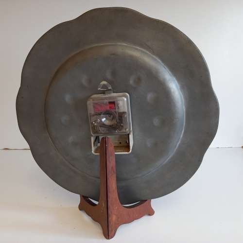 Pewter Wall Clock - German