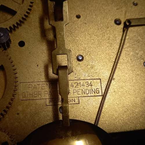 Rare Vintage Foreign Mantel Clock