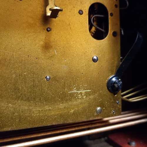 Vintage Walnut Mantel Clock