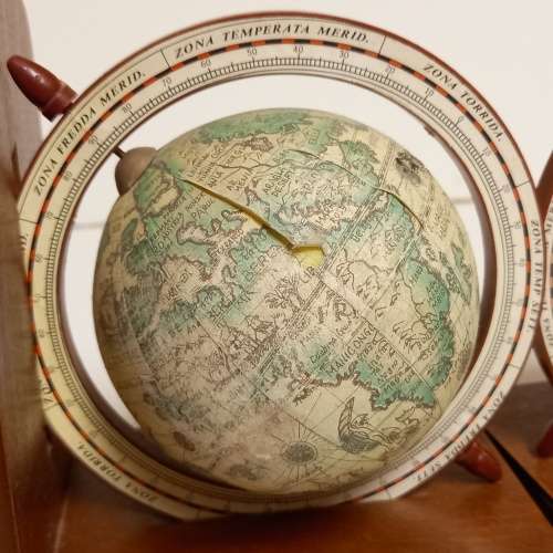 Two ELWECO Earth Globe Book Ends