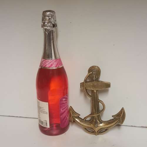 BRASS NAVAL ANCHOR WALL ORNAMENT