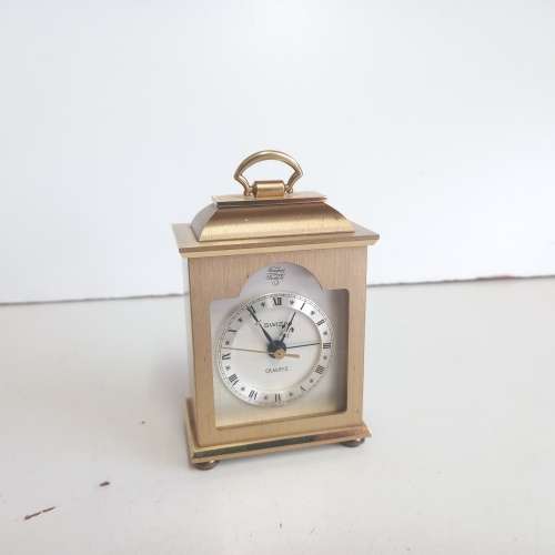 SWIZA TEMPEST FUGIT SWISS MANTEL CLOCK BOXED - WORKS