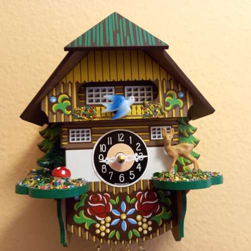 ENGSTLER GERMAN CUCKOO CLOCK - WORKS