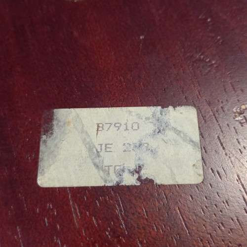 BULOVA QUARTERMASTER MARITIME CLOCK IN WOODEN CASE MODEL B7910