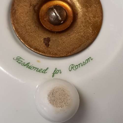 VINTAGE ROSENTHAL GERMANY - FASHIONED FOR RONSON PORCELAIN TABLE LIGHTER