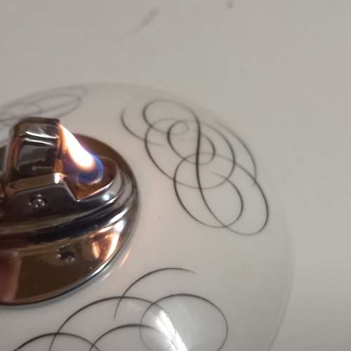 VINTAGE ROSENTHAL GERMANY - FASHIONED FOR RONSON PORCELAIN TABLE LIGHTER