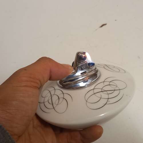 VINTAGE ROSENTHAL GERMANY - FASHIONED FOR RONSON PORCELAIN TABLE LIGHTER