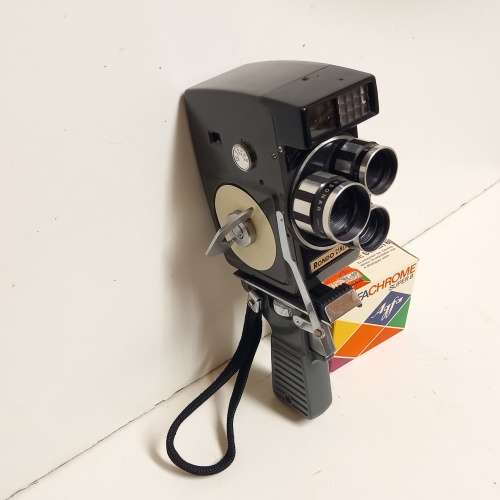 VINTAGE RONDO CINEMATIC 8 - 8MM WORKING MOVIE CAMERA WITH SEALED AFGA SUPER 8 FILM