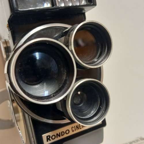 VINTAGE RONDO CINEMATIC 8 - 8MM WORKING MOVIE CAMERA WITH SEALED AFGA SUPER 8 FILM