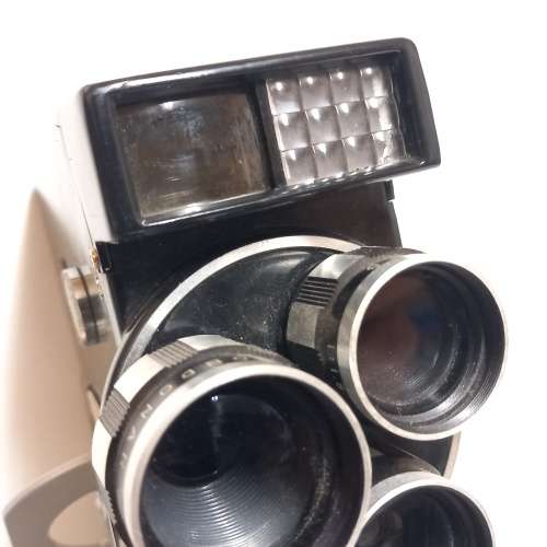 VINTAGE RONDO CINEMATIC 8 - 8MM WORKING MOVIE CAMERA WITH SEALED AFGA SUPER 8 FILM