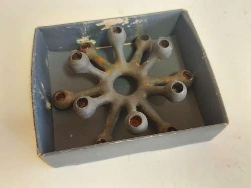 DANSK DESIGNS LTD CANDLE HOLDER AND CANDLES  MADE IN SWEDEN