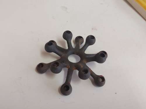 DANSK DESIGNS LTD CANDLE HOLDER AND CANDLES  MADE IN SWEDEN