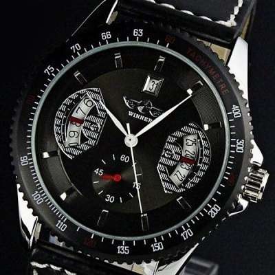*FREE GIFT BOX INCLUDED* Winner Luxurious Automatic Chronograph Timepiece