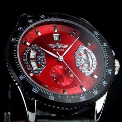 *FULLY LOADED* Winner Luxurious Automatic Chronograph Incredible Timepiece