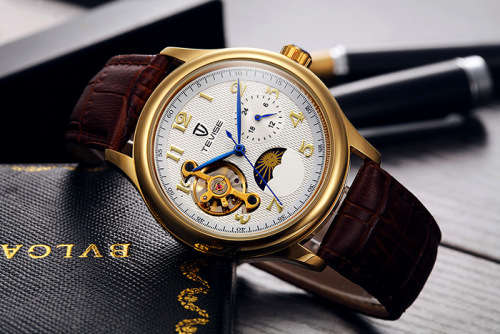 *HOT ITEM* Tevise Tourbillon Luxurious Automatic Chronograph Timepiece